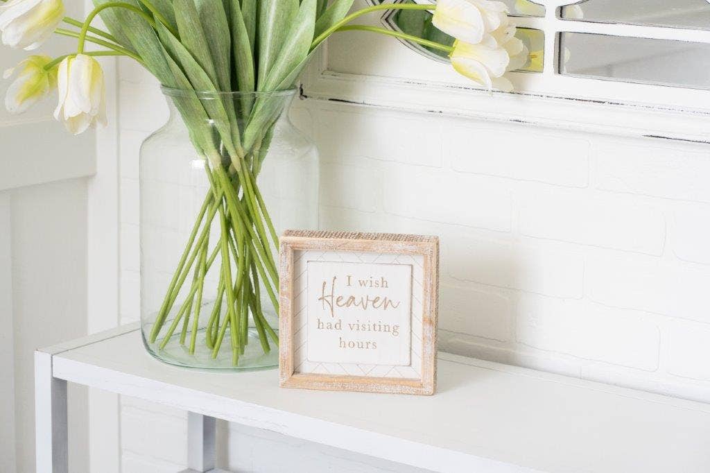 7x7 sign HEAVEN Sympathy Bereavement gift